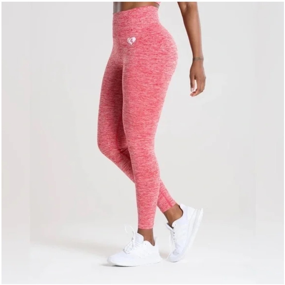 Women's Best Wear MOVE SEAMLESS LEGGINGS | Red Marl LARGE
